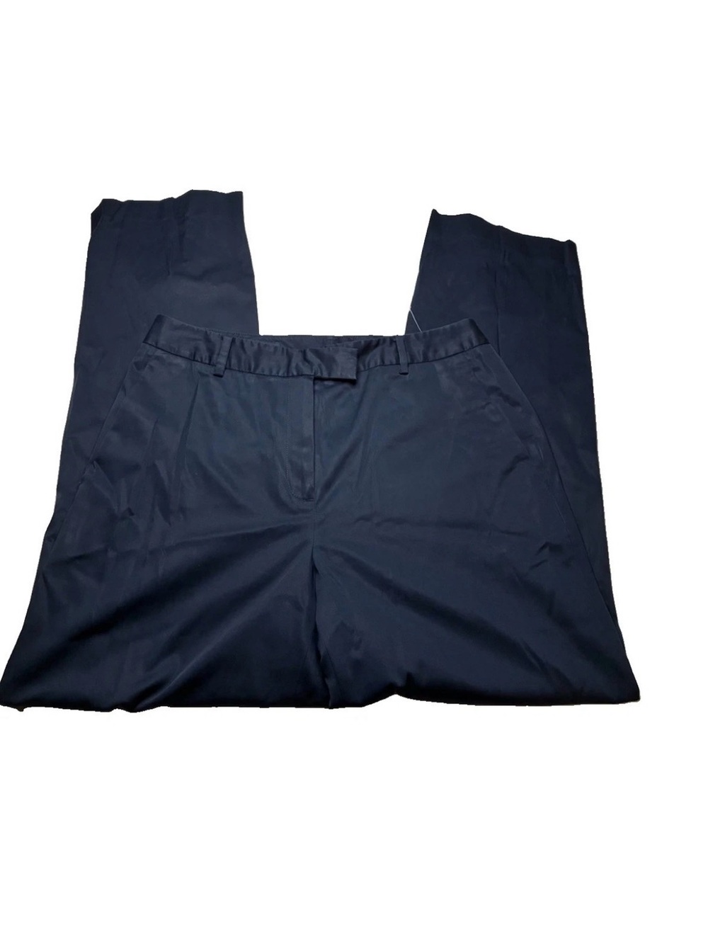 Brooks Brothers Women's Chino Stretch Pants Size 10 Navy 96% Cotton Career